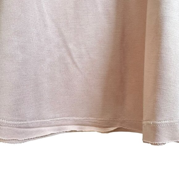 Free People Blush Pink Cold Shoulder Flow Top Size M - Picture 5 of 10